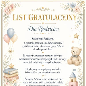 Listy gratulacyjne