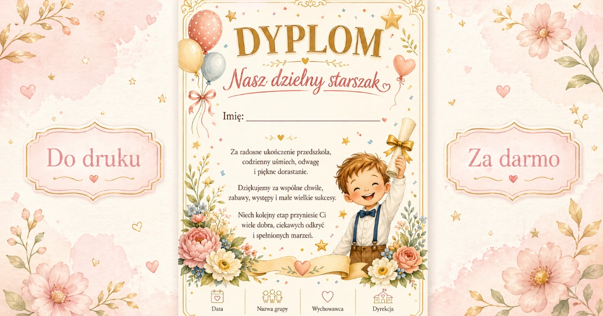 Dyplom: Nasz dzielny starszak