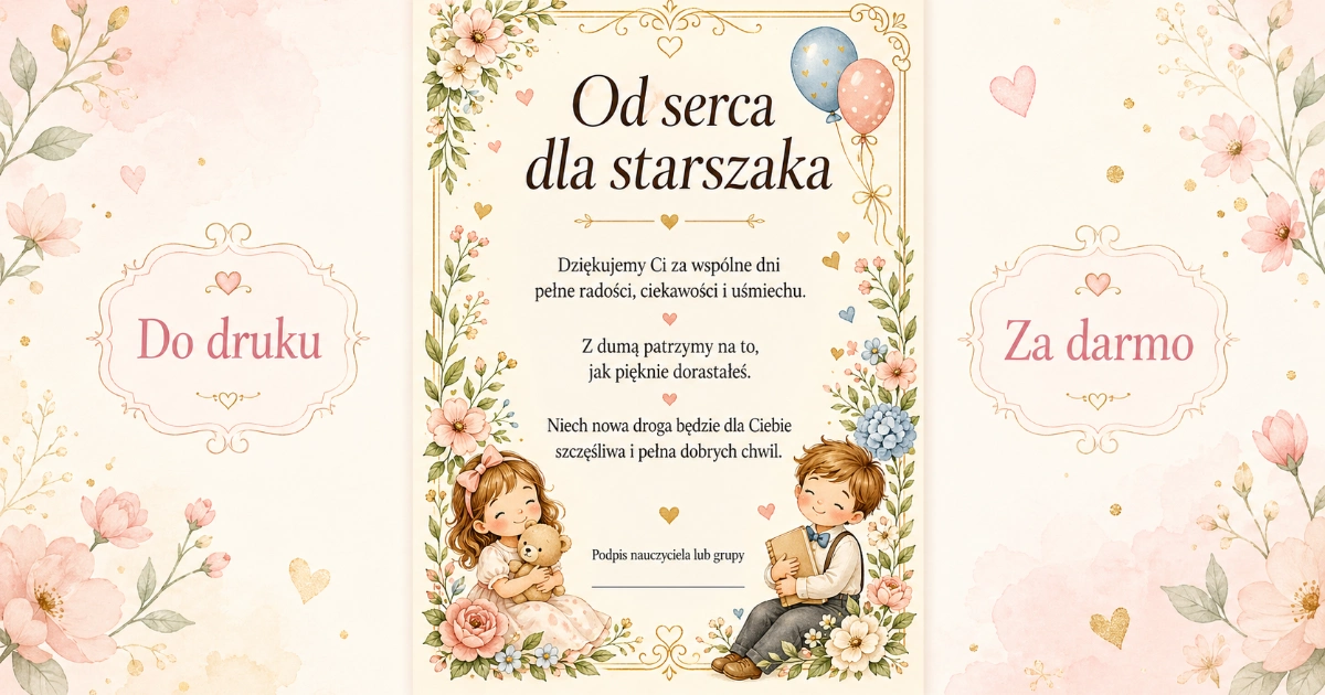 Od serca dla starszaka
