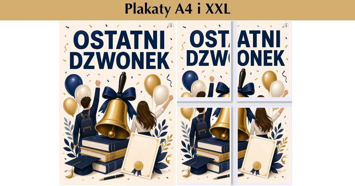 Plakat A4 i XXL: Ostatni dzwonek