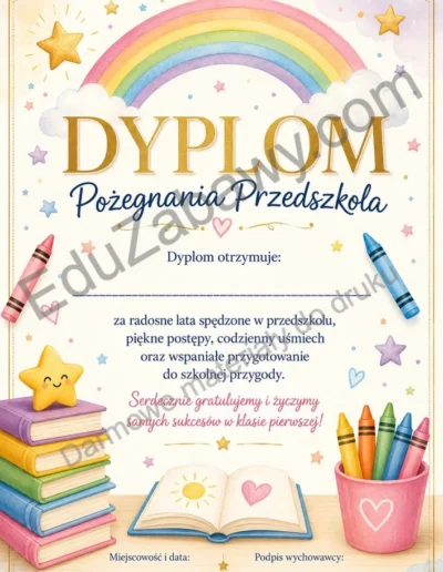 Pożegnanie Przedszkola: Dyplomy 38