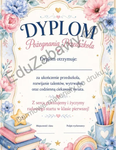 Pożegnanie Przedszkola: Dyplomy 41