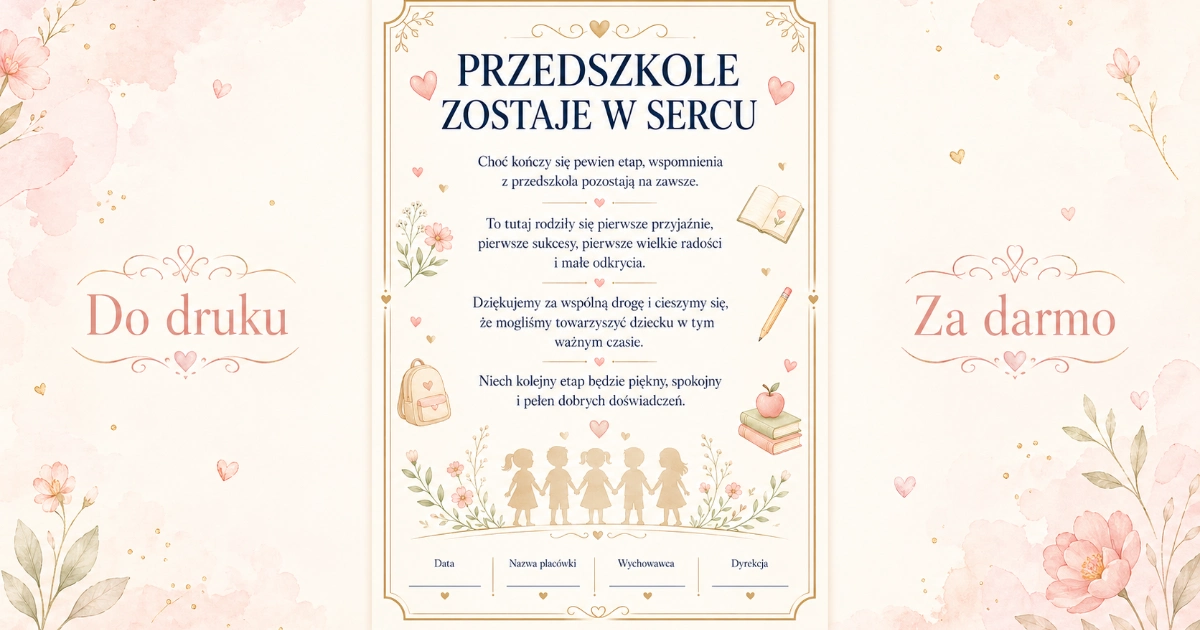 Przedszkole zostaje w sercu