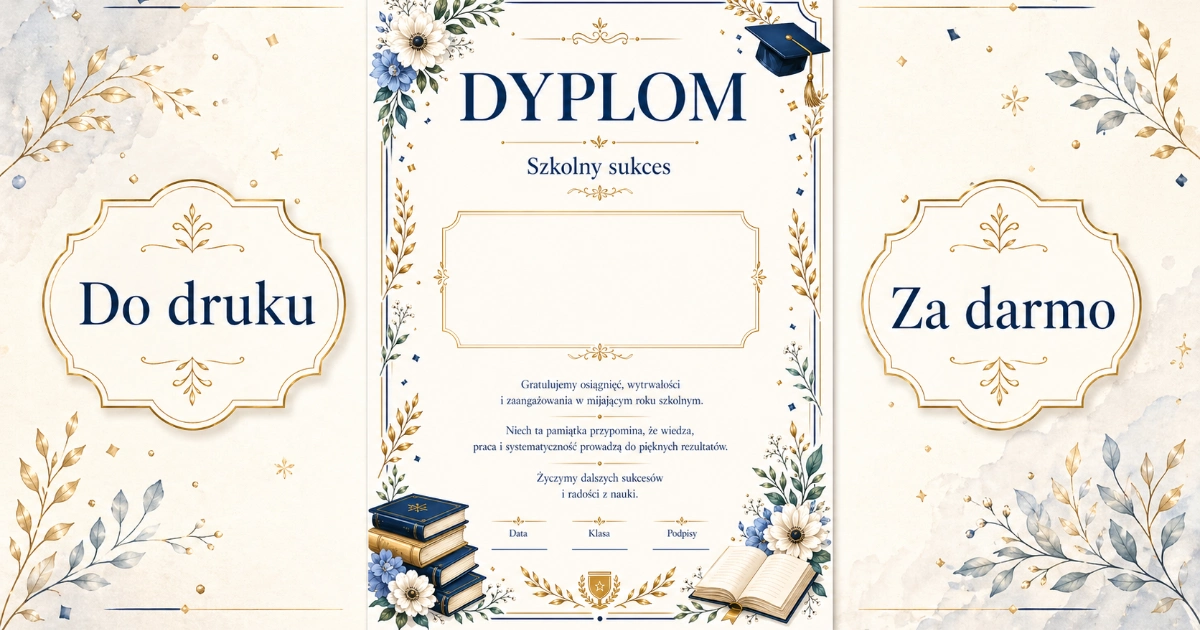 Dyplom: Szkolny sukces