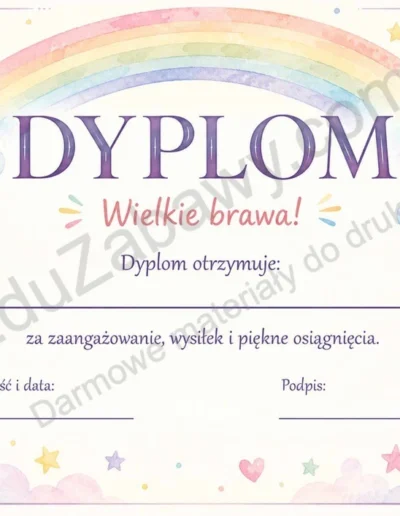 Dyplomy uniwersalne (poziome) 38