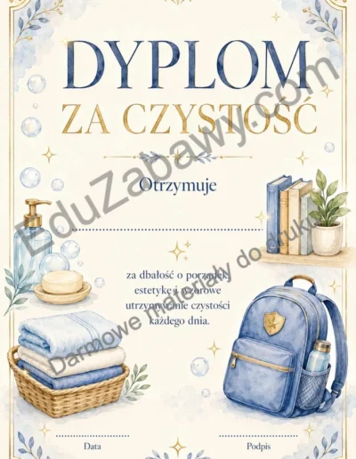 Dyplomy za czystość 38