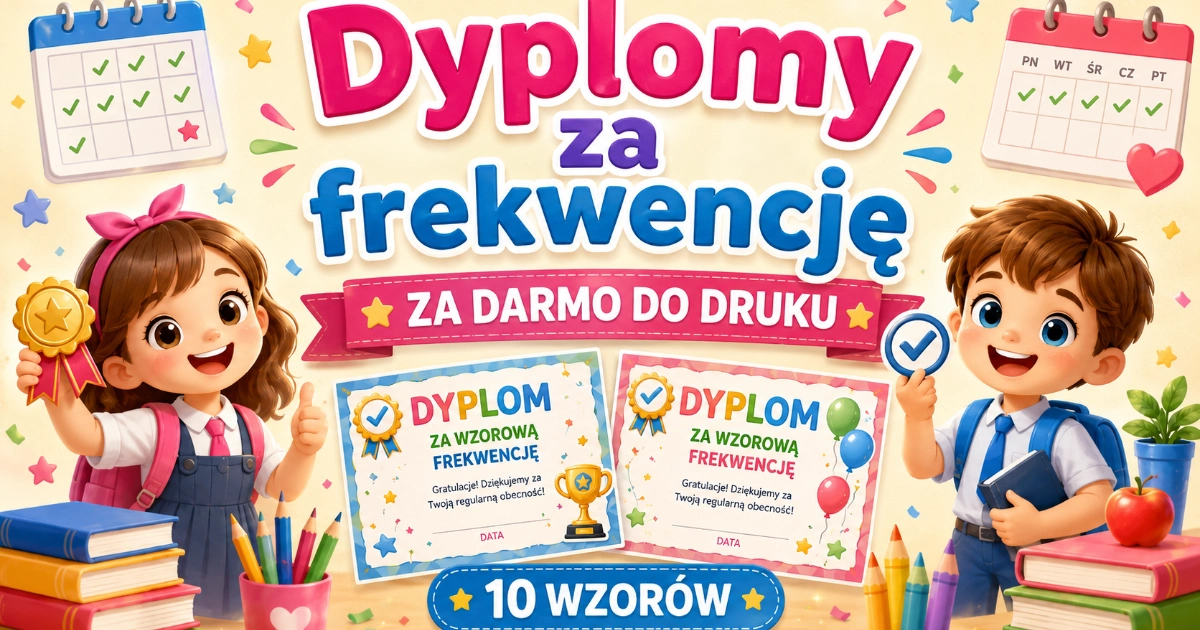 Dyplomy za frekwencję