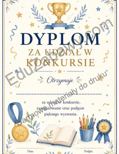 Dyplomy za udział 39