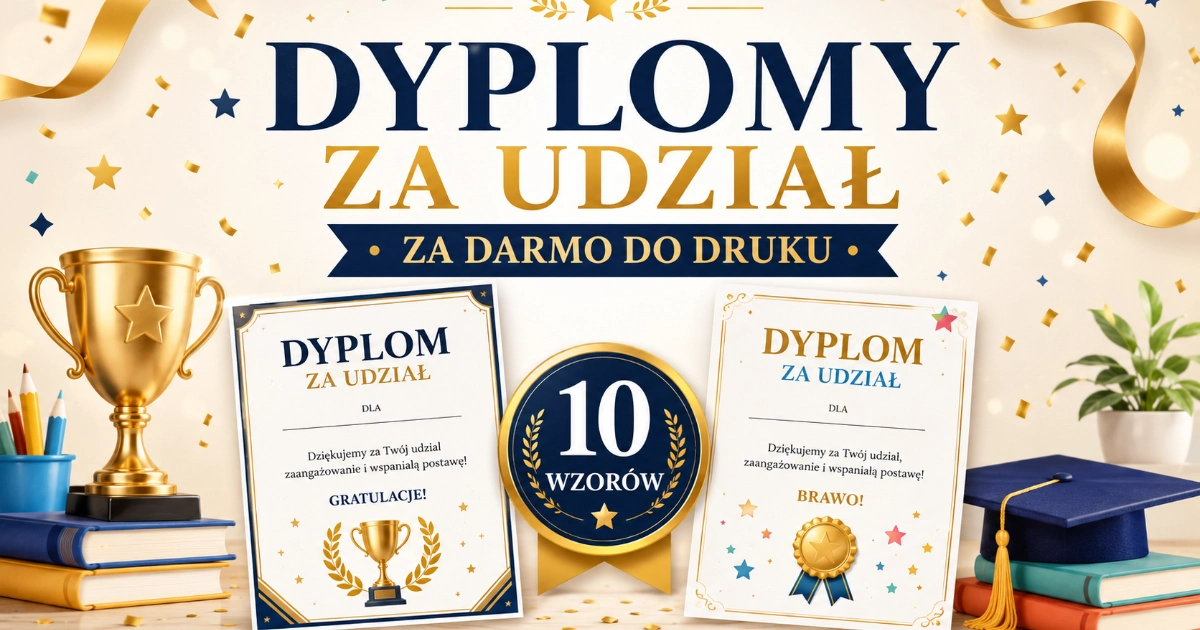 Dyplomy za udział