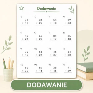 Generator kart pracy: Dodawanie