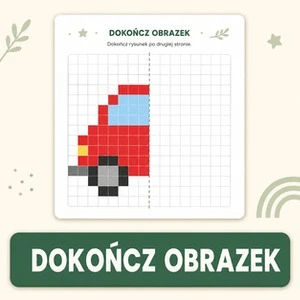 Generator kart pracy Dokończ obrazek