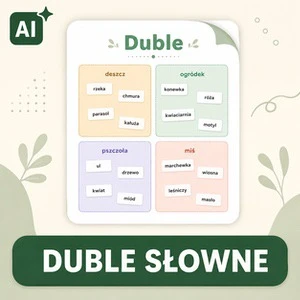 Generator kart pracy: Duble słowne