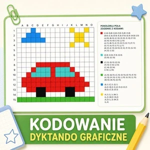 Generator kart pracy: Kodowanie - dyktando graficzne