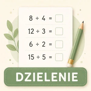 Generator kart pracy: Dzielenie