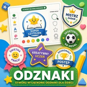 Generator odznak dla dzieci Generator odznak dla dzieci