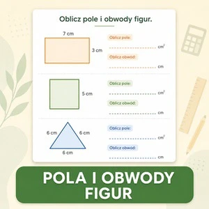 Generator kart pracy: Pola i obwody figur