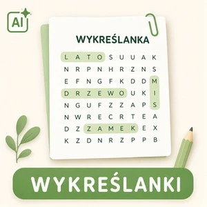Generator kart pracy: Wykreślanki