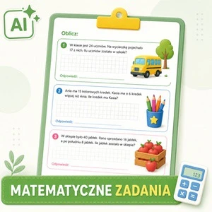 Generator matematycznych zadań z treścią