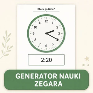 Generator nauki zegara