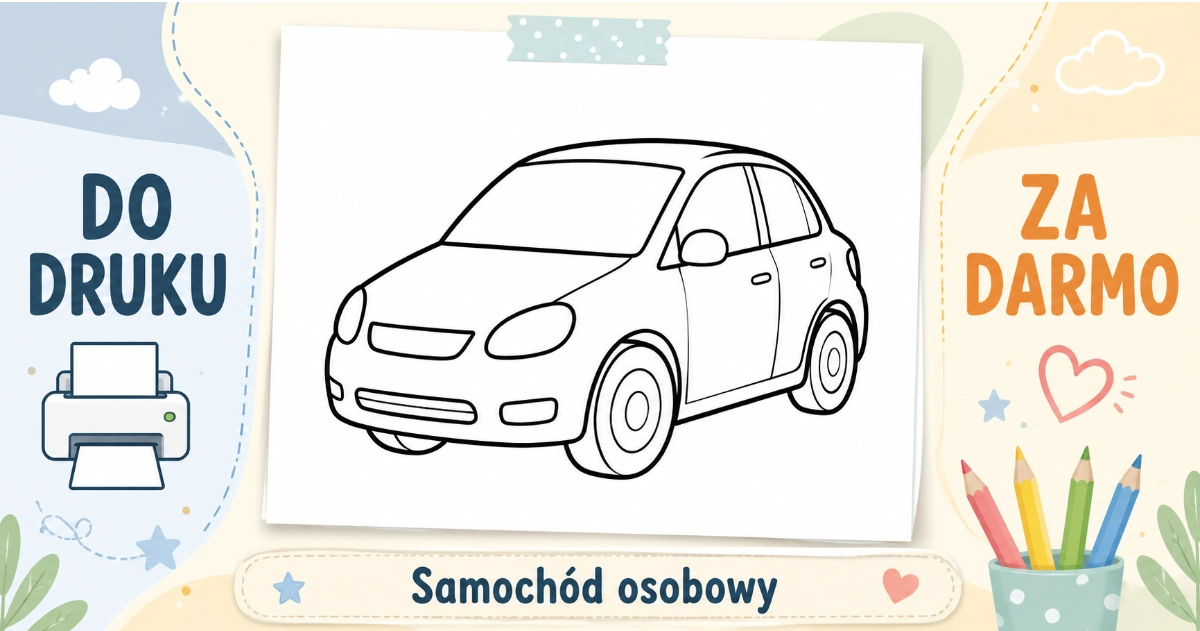 Kolorowanka Samochód osobowy 38