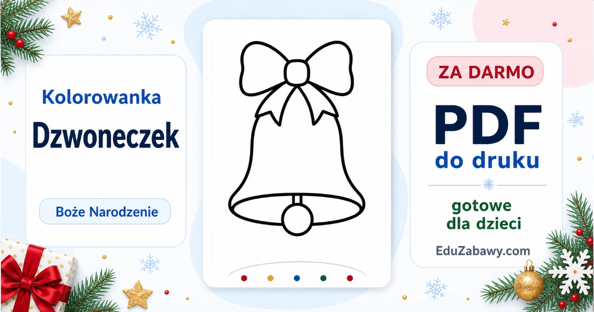 Kolorowanka: Dzwoneczek do druku 38