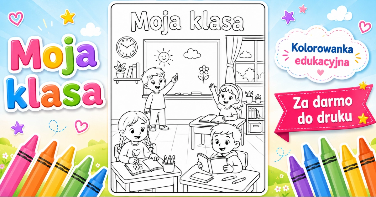 Kolorowanka Moja klasa