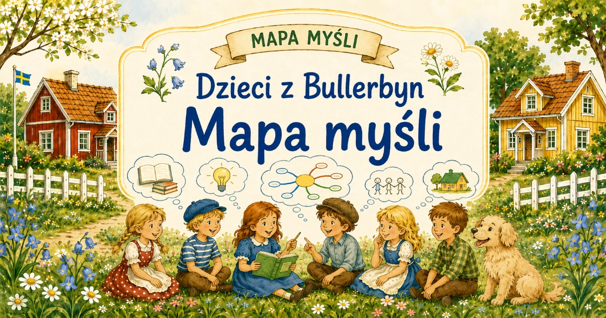 Dzieci z Bullerbyn – mapa myśli