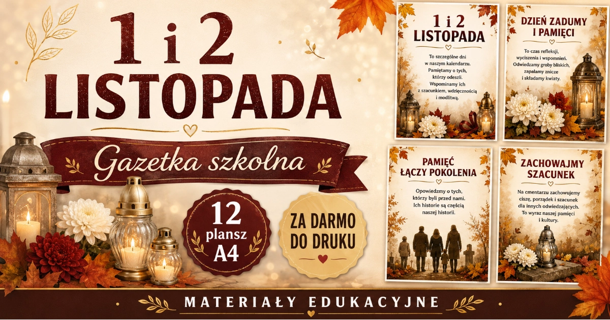 Gazetka1Listopada Gazetka szkolna: Wszystkich Świętych 38