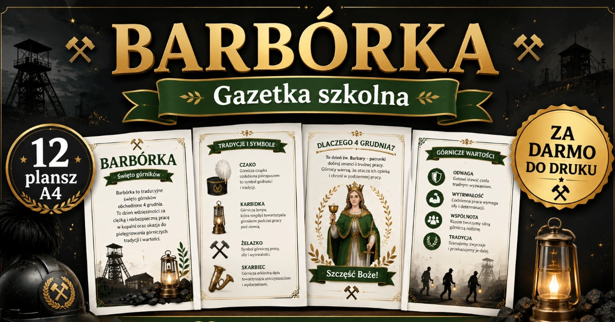 Gazetka szkolna: Barbórka 38