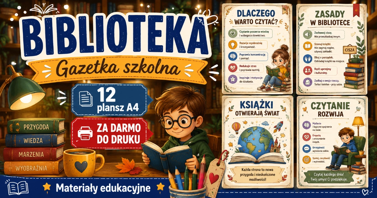 Gazetka szkolna: Międzynarodowy Miesiąc Bibliotek Szkolnych 38
