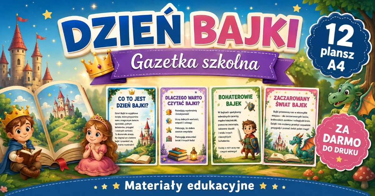 Gazetka szkolna: Dzień Postaci z Bajek 38