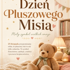 Gazetka szkolna na Dzień Pluszowego Misia Generator dyplomów