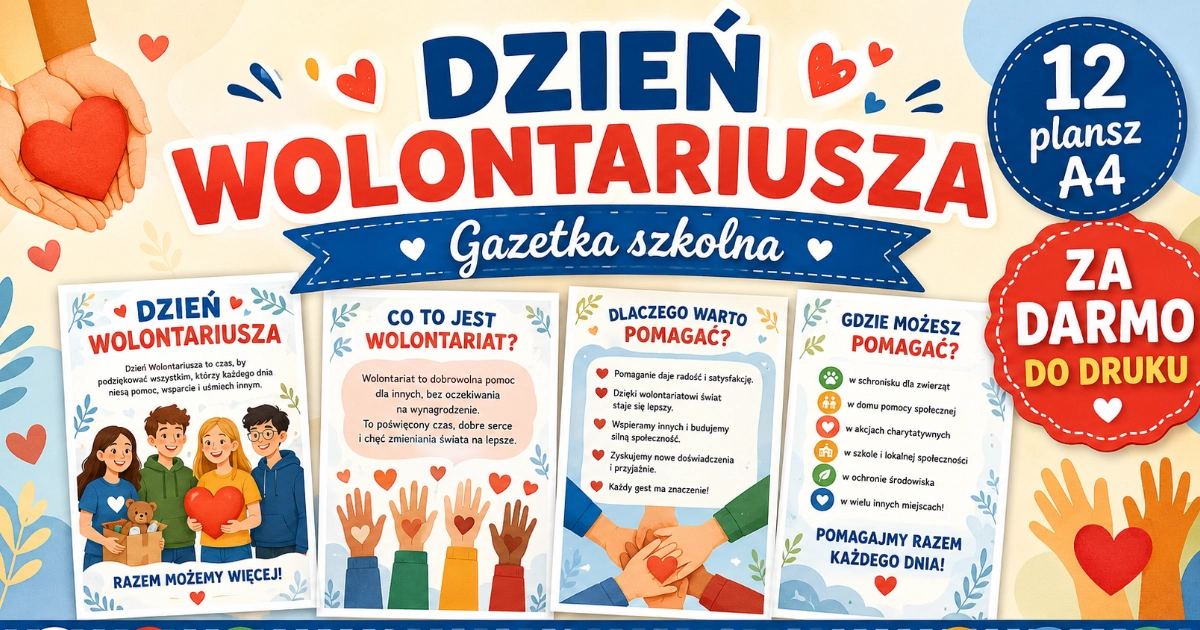 Gazetka szkolna: Międzynarodowy Dzień Wolontariusza 38