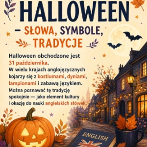 Gazetka szkolna na Halloween Generator dyplomów