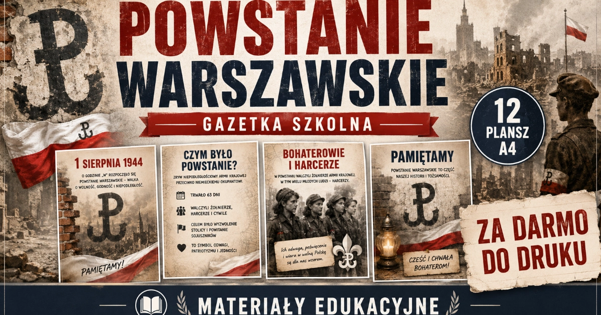 Gazetka szkolna: Powstanie warszawskie 38