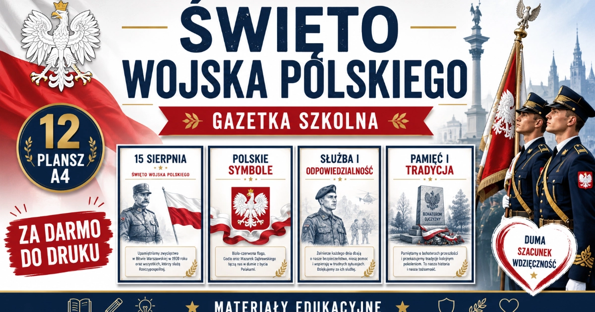 Gazetka szkolna: Święto Wojska Polskiego 38