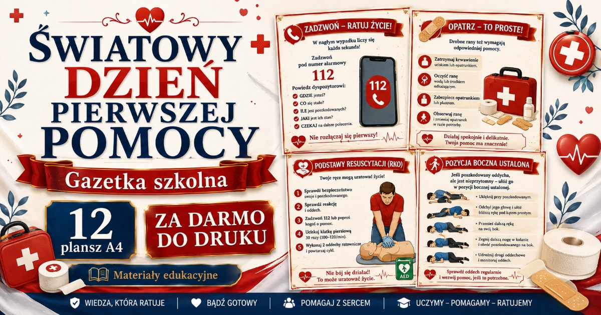 Gazetka szkolna: Światowy Dzień Pierwszej Pomocy 38