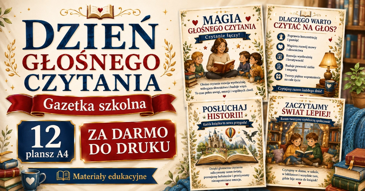 Gazetkadzienglosnegoczytania Gazetka szkolna: Dzień głośnego czytania 38