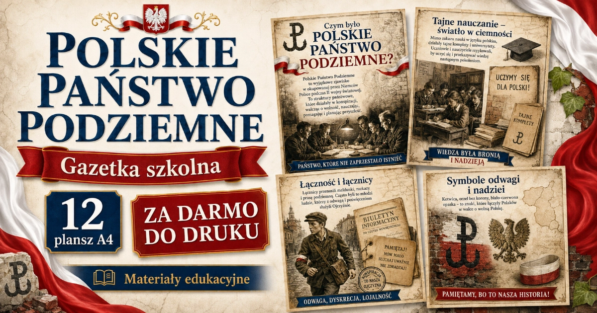 Gazetka szkolna: Dzień Polskiego Państwa Podziemnego 38