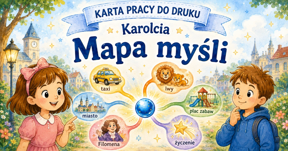 Karolcia – mapa myśli do druku