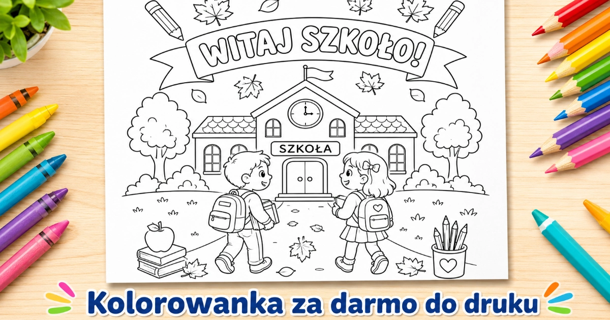 1. Kolorowanka „Witaj szkoło!” Kolorowanka „Witaj szkoło!” 38