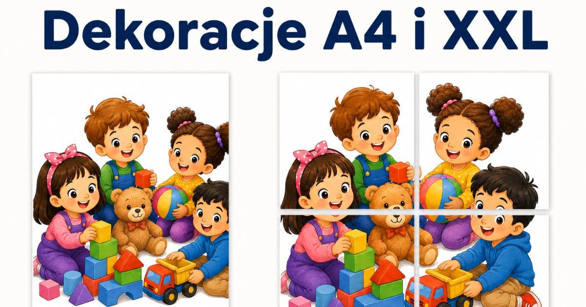 Przedszkolaki bawiące się klockami