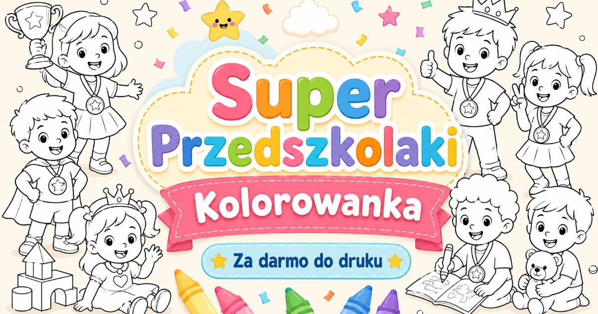 Kolorowanka Super Przedszkolaki