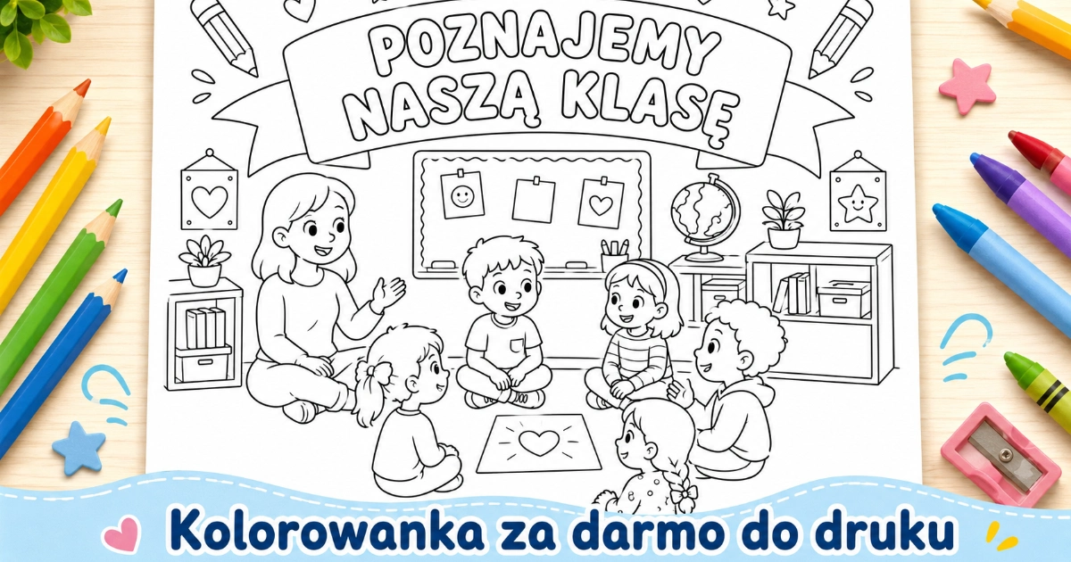 4. Kolorowanka „Poznajemy naszą klasę” Kolorowanka „Poznajemy naszą klasę” do druku 38