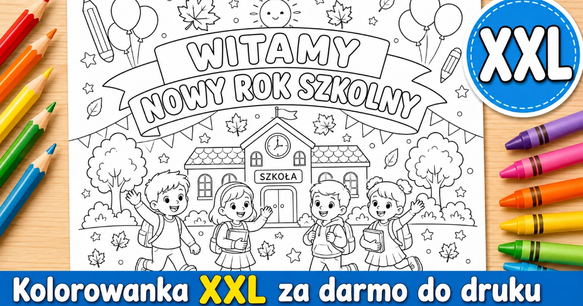 8. Kolorowanka „Witamy nowy rok szkolny”XXL Kolorowanka XXL „Witamy nowy rok szkolny” 38