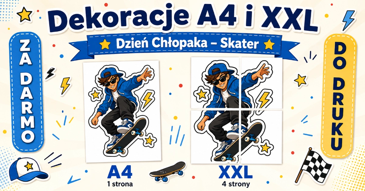 Skater na deskorolce