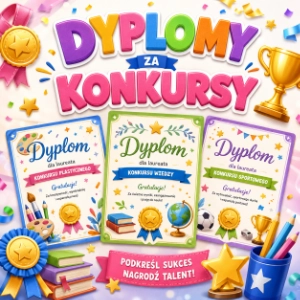 Dyplomy za konkursy Dyplomy za konkursy