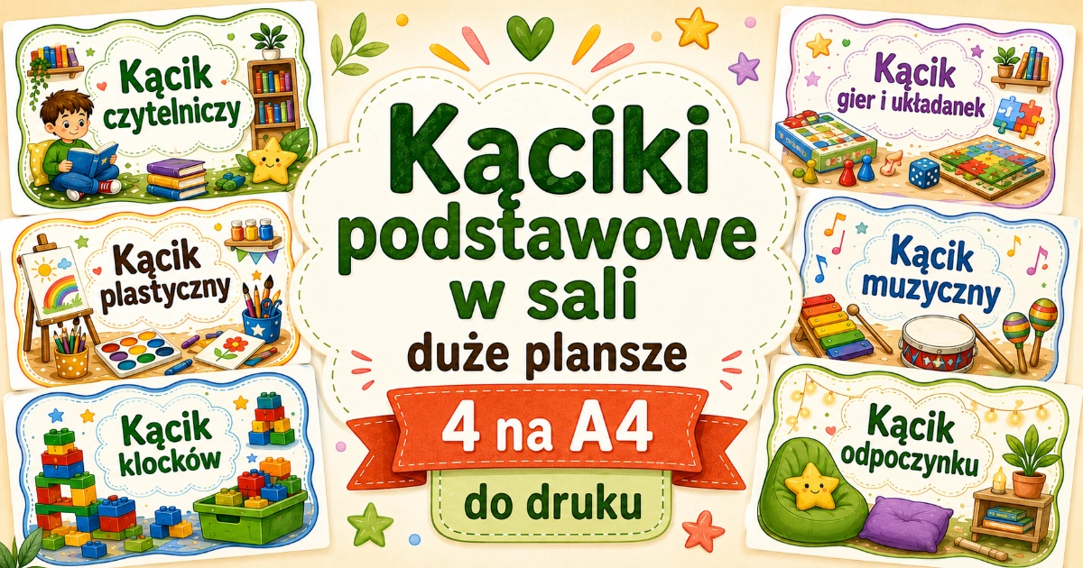 Kąciki tematyczne 1/5 – duży rozmiar
