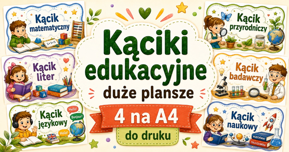 Kąciki tematyczne 2/5 – duży rozmiar