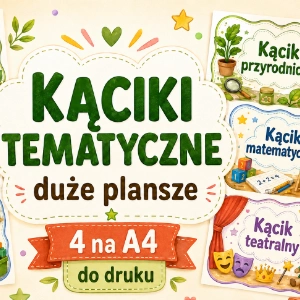 Kąciki tematyczne Kąciki tematyczne